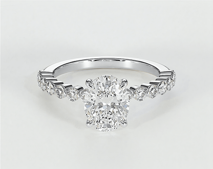 Cecilia - Oval - Engagement Rings - Ramzi & Co.®
