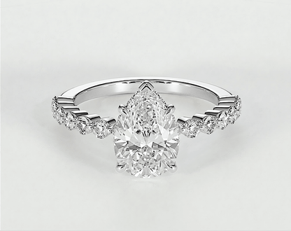 Cecilia - Pear - Engagement Rings - Ramzi & Co.®