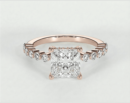 Cecilia - Princess - Engagement Rings - Ramzi & Co.®