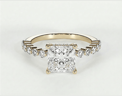 Cecilia - Princess - Engagement Rings - Ramzi & Co.®