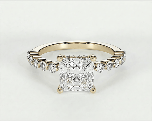 Cecilia - Princess - Engagement Rings - Ramzi & Co.®