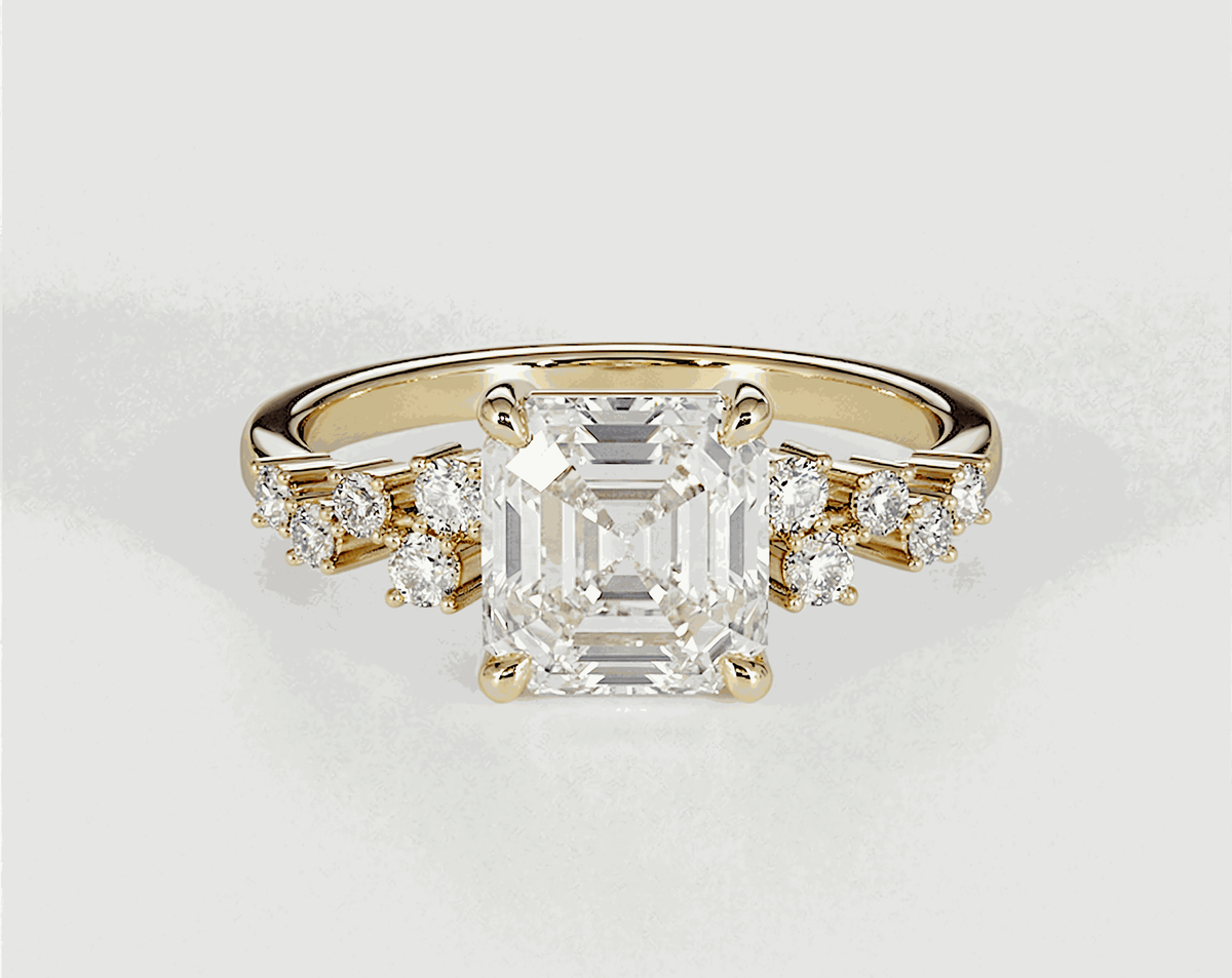 Charlotte - Asscher - Engagement Rings - Ramzi & Co.®