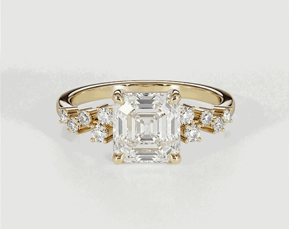 Charlotte - Asscher - Engagement Rings - Ramzi & Co.®