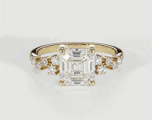 Charlotte - Asscher - Engagement Rings - Ramzi & Co.®