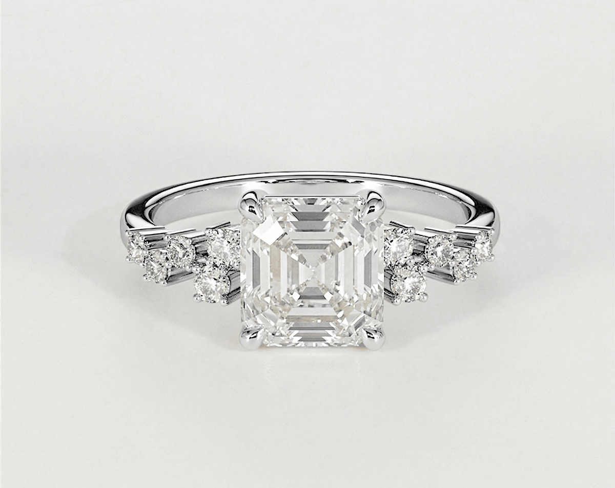 Charlotte - Asscher - Engagement Rings - Ramzi & Co.®