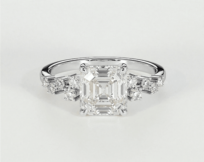 Charlotte - Asscher - Engagement Rings - Ramzi & Co.®