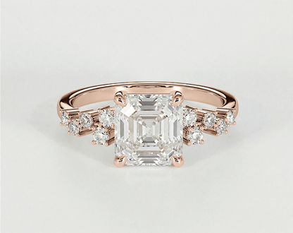 Charlotte - Asscher - Engagement Rings - Ramzi & Co.®