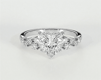 Charlotte - Heart - Engagement Rings - Ramzi & Co.®