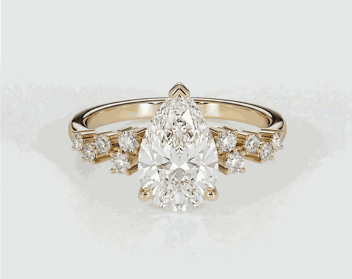 Charlotte - Pear - Engagement Rings - Ramzi & Co.®