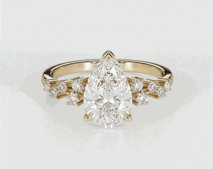Charlotte - Pear - Engagement Rings - Ramzi & Co.®