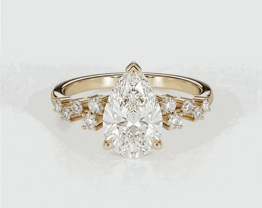 Charlotte - Pear - Engagement Rings - Ramzi & Co.®
