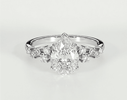 Charlotte - Pear - Engagement Rings - Ramzi & Co.®
