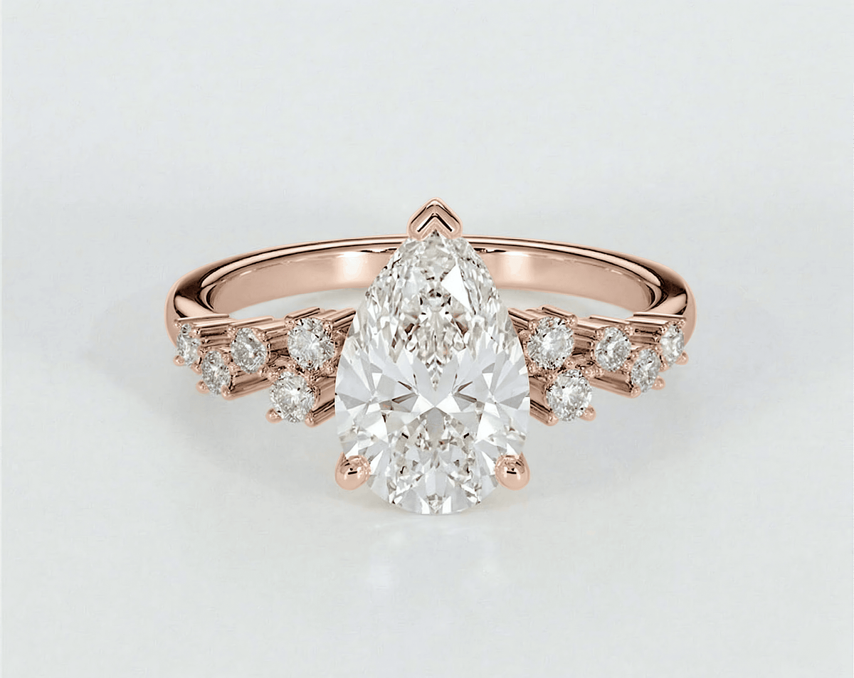 Charlotte - Pear - Engagement Rings - Ramzi & Co.®