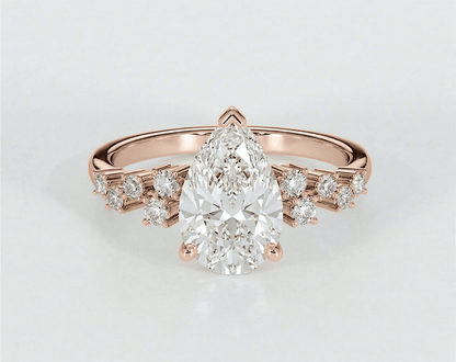 Charlotte - Pear - Engagement Rings - Ramzi & Co.®