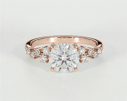 Charlotte - Round - Engagement Rings - Ramzi & Co.®