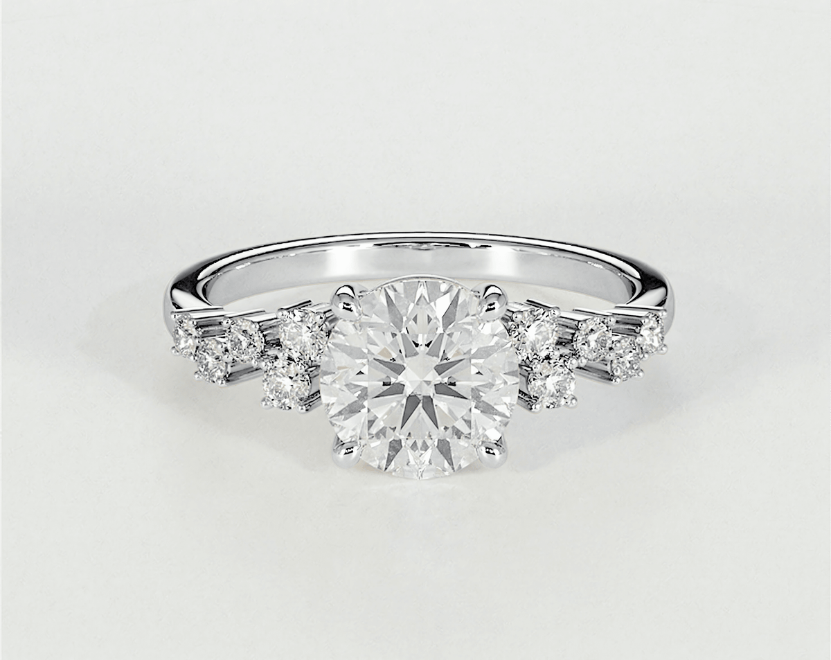 Charlotte - Round - Engagement Rings - Ramzi & Co.®