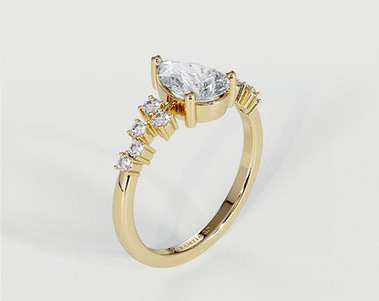 Charlotte - Round - Engagement Rings - Ramzi & Co.®