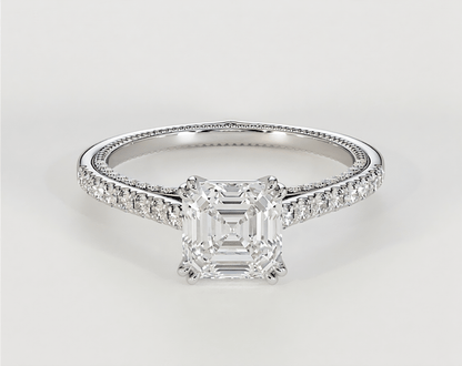 Chelsea - Asscher - Engagement Rings - Ramzi & Co.®