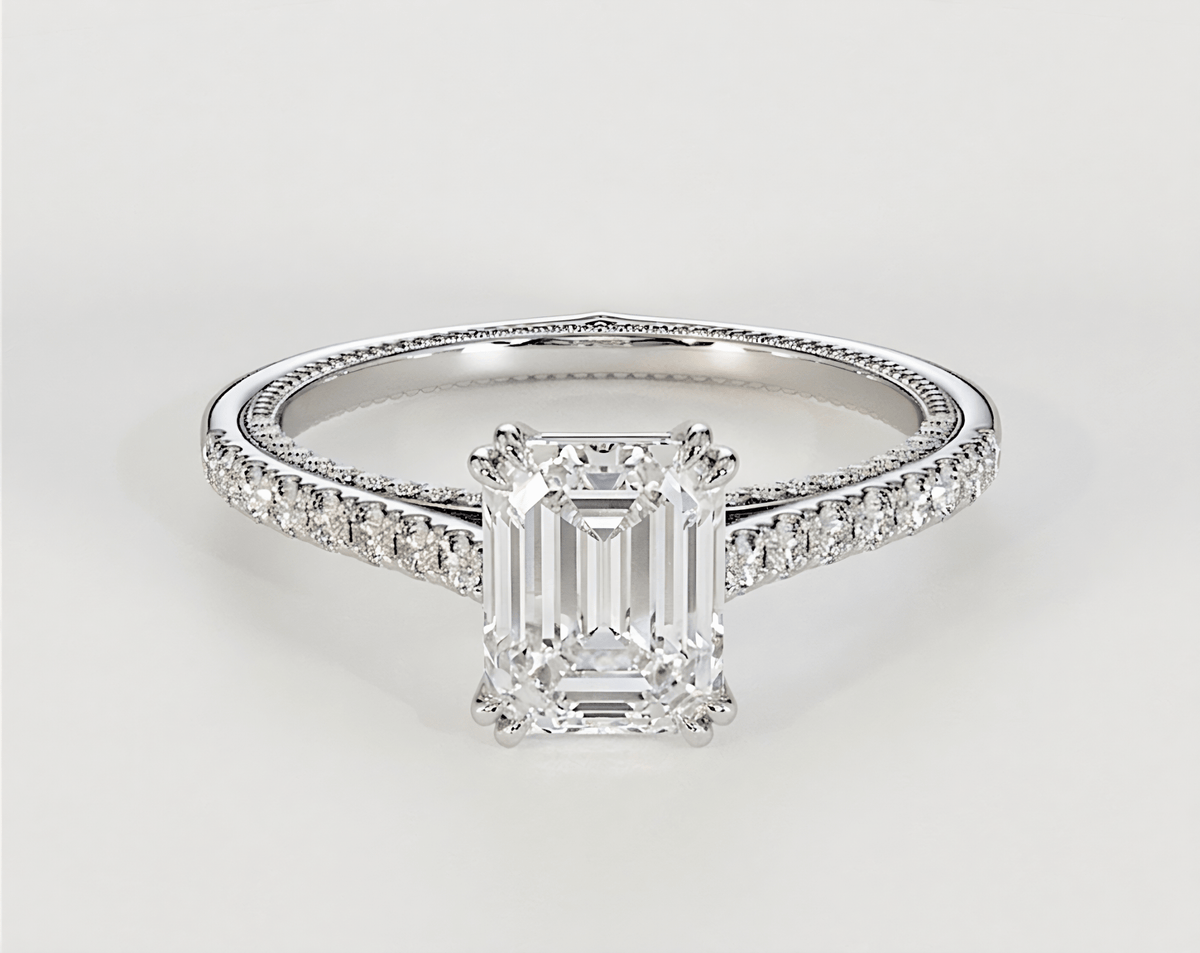Chelsea - Emerald - Engagement Rings - Ramzi & Co.®