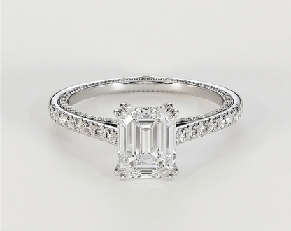 Chelsea - Emerald - Engagement Rings - Ramzi & Co.®