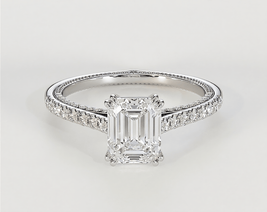 Chelsea - Emerald - Engagement Rings - Ramzi & Co.®