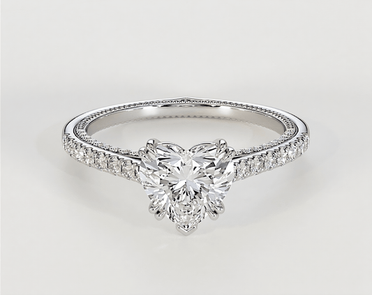 Chelsea - Heart - Engagement Rings - Ramzi & Co.®