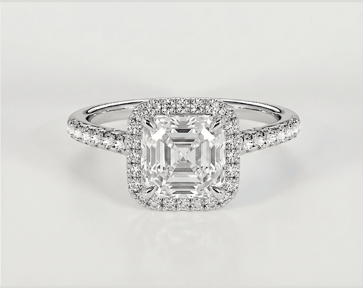 Clara - Asscher - Engagement Rings - Ramzi & Co.®