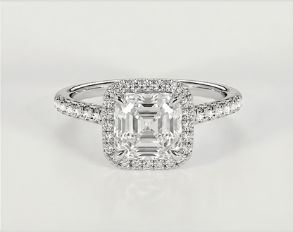 Clara - Asscher - Engagement Rings - Ramzi & Co.®