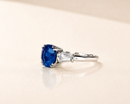 Cornflower Blue Sapphire Ring - Ramzi & Co.®