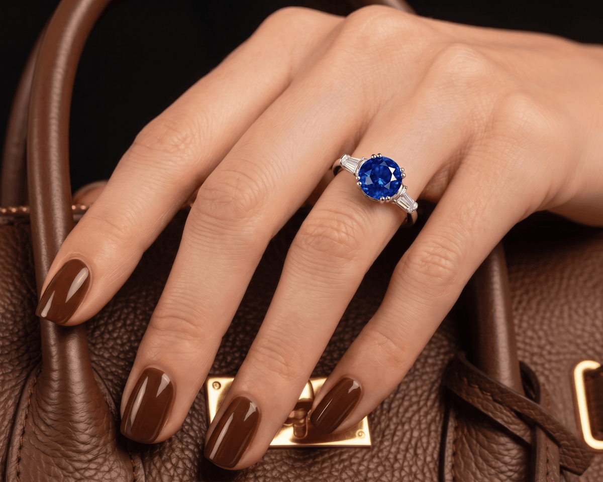 Cornflower Blue Sapphire Ring - Ramzi & Co.®