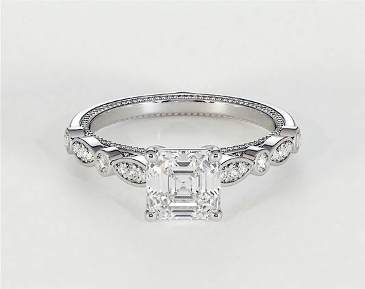 Daisy - Asscher - Engagement Rings - Ramzi & Co.®