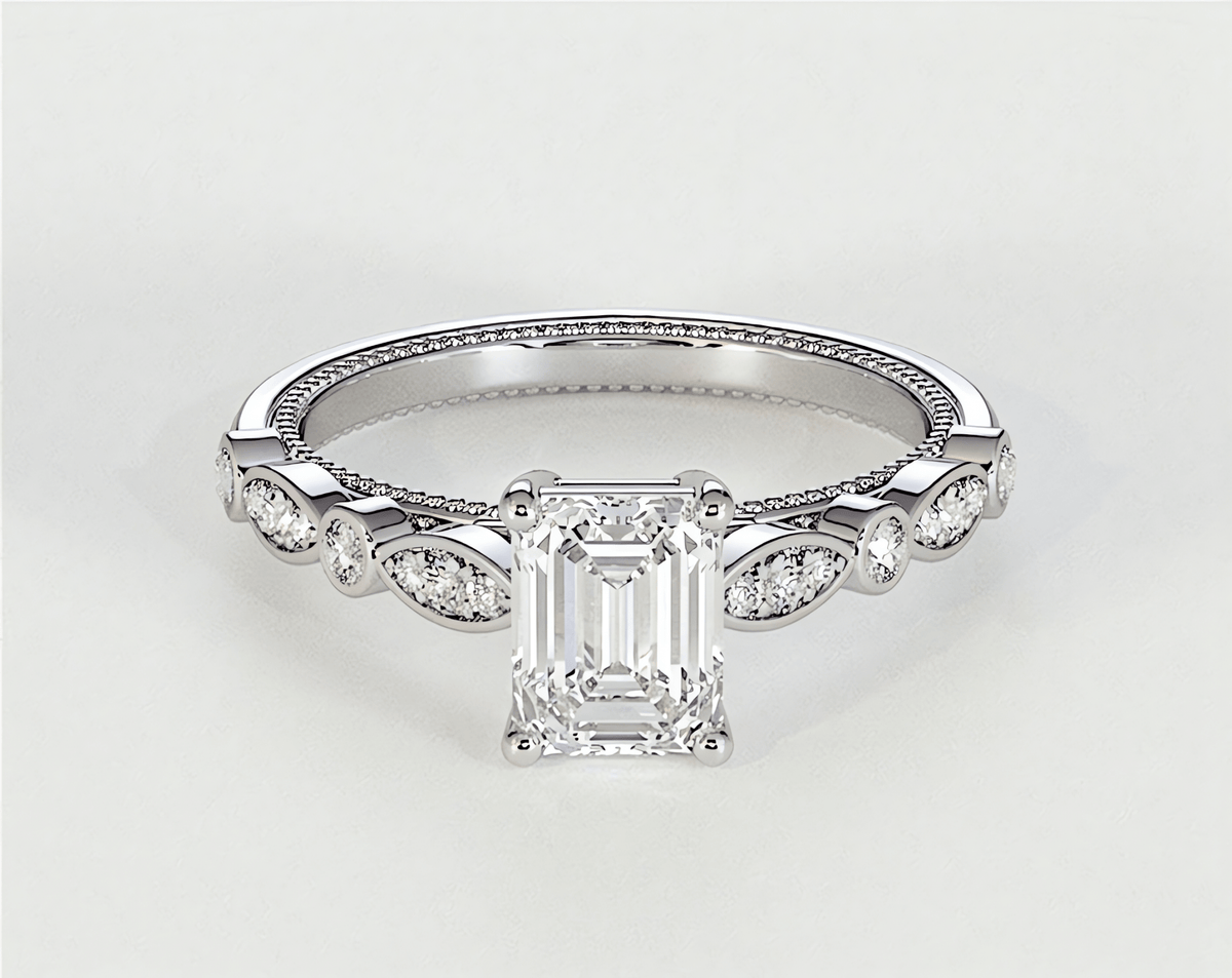 Daisy - Emerald - Engagement Rings - Ramzi & Co.®