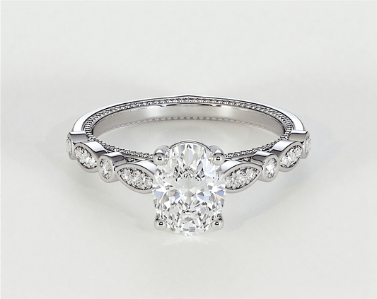 Daisy - Oval - Engagement Rings - Ramzi & Co.®