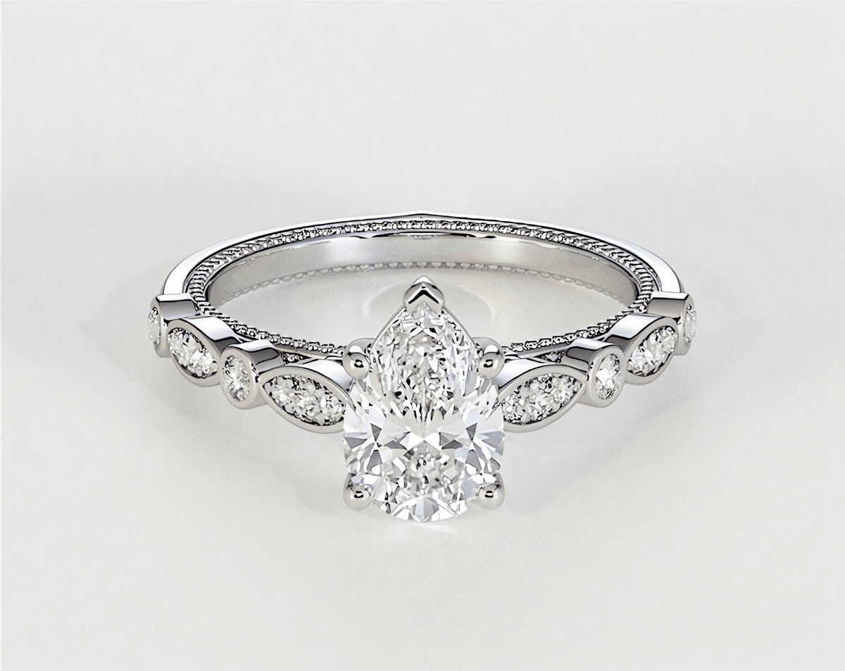 Daisy - Pear - Engagement Rings - Ramzi & Co.®