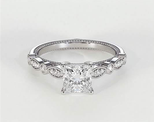 Daisy - Princess - Engagement Rings - Ramzi & Co.®