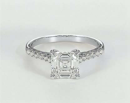 Delilah - Asscher - Engagement Rings - Ramzi & Co.®
