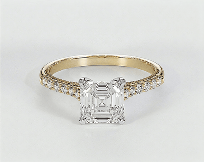 Delilah - Asscher - Engagement Rings - Ramzi & Co.®