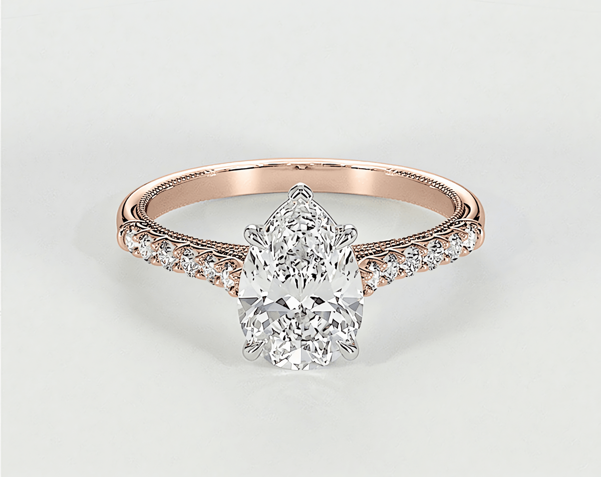 Delilah - Pear - Engagement Rings - Ramzi & Co.®