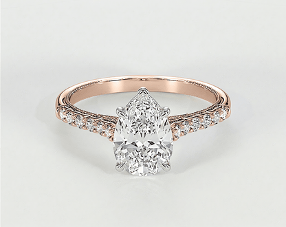 Delilah - Pear - Engagement Rings - Ramzi & Co.®