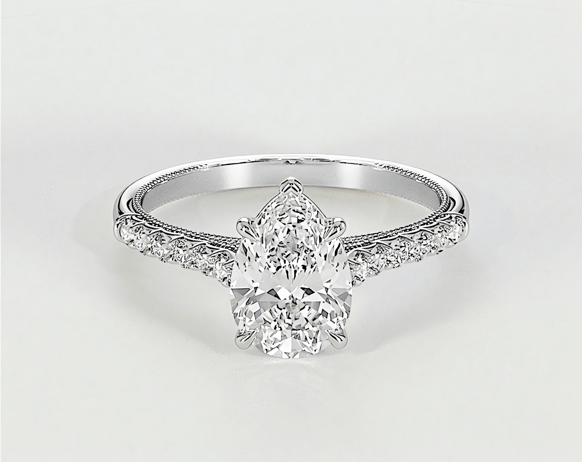 Delilah - Pear - Engagement Rings - Ramzi & Co.®