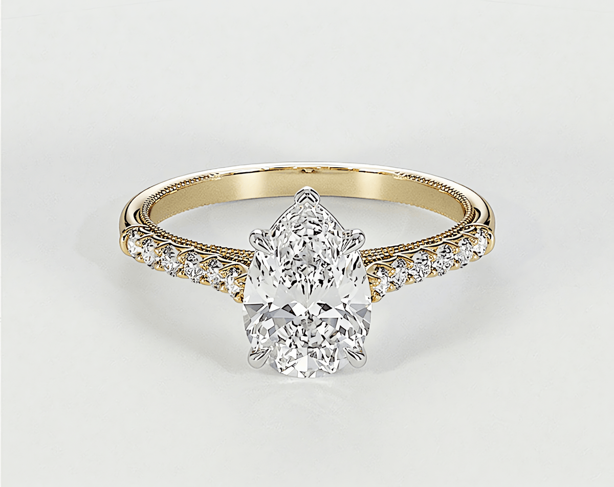 Delilah - Pear - Engagement Rings - Ramzi & Co.®