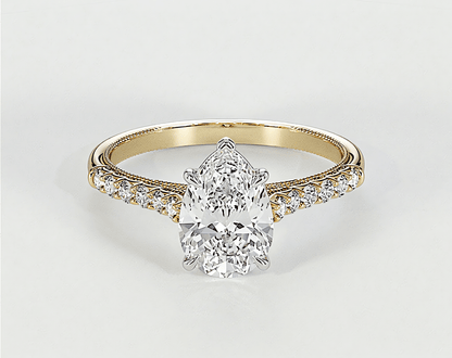 Delilah - Pear - Engagement Rings - Ramzi & Co.®