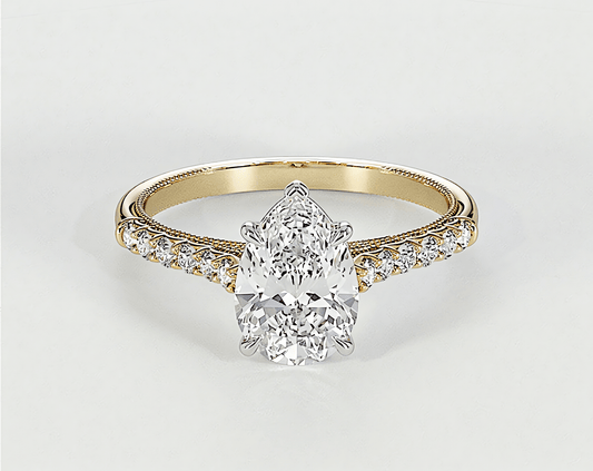 Delilah - Pear - Engagement Rings - Ramzi & Co.®