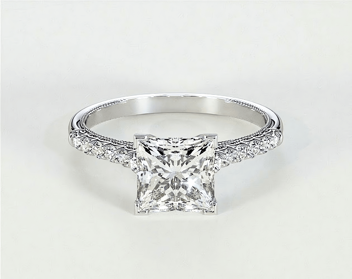 Delilah - Princess - Engagement Rings - Ramzi & Co.®