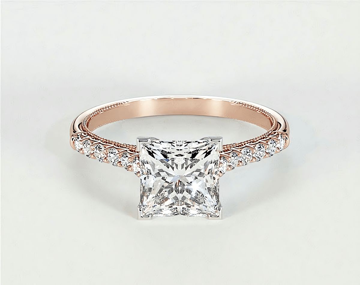 Delilah - Princess - Engagement Rings - Ramzi & Co.®
