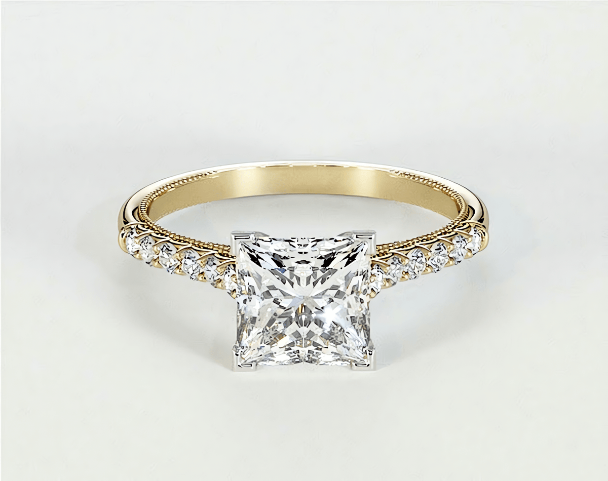 Delilah - Princess - Engagement Rings - Ramzi & Co.®