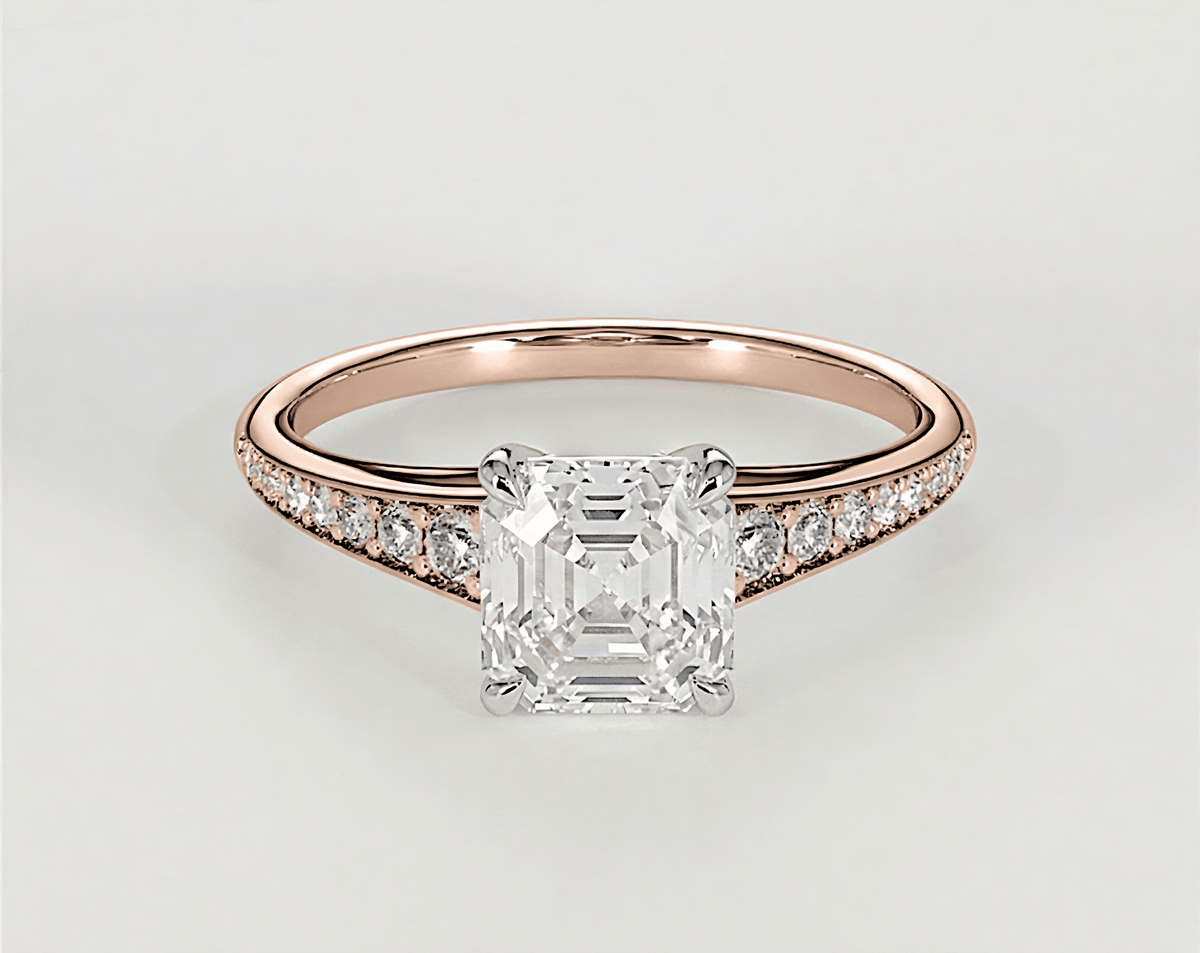 Edith - Asscher - Engagement Rings - Ramzi & Co.®