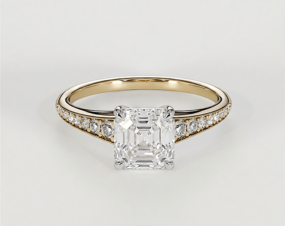 Edith - Asscher - Engagement Rings - Ramzi & Co.®