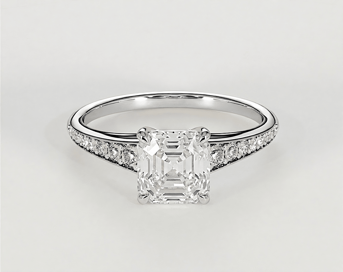 Edith - Asscher - Engagement Rings - Ramzi & Co.®