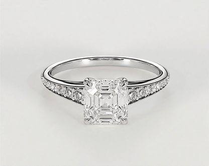 Edith - Asscher - Engagement Rings - Ramzi & Co.®